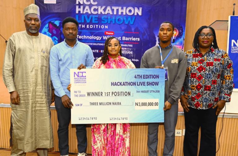 NCC Hackthon: Young Innovators Unveil Solutions For a More Accessible Nigeria'